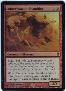FOIL Subterranean Shambler Time Spiral – MTG Magic the Gathering Card - Picture 1 of 2