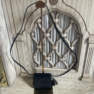 Vintage Y2K NWT The Limited Nylon Black Micro Crossbody 5"x4" Wallet 24" Strap - Picture 1 of 11
