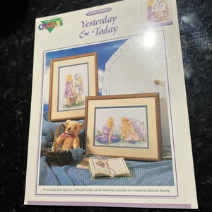 Color Charts Cross Stitch Pattern Leaflet Nancy Phelps YESTERDAY & TODAY FS! - Picture 1 of 4