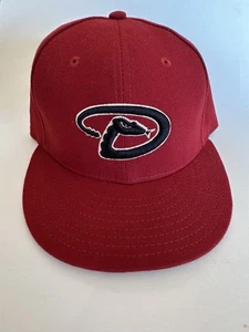 Arizona Diamondbacks New Era 59FIFTY On Field Maroon Fitted Sz 7 Cap MLB - Picture 1 of 8