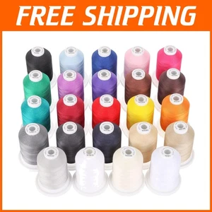 Mercerized Cotton Threads - 24 Colors - Picture 1 of 9