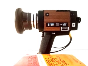 Vintage REVUE S 10 Sound Super 8 Movie Camera Tested w/ Manual – Good Condition - Picture 1 of 8