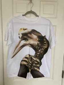 MADONNA Celebration Tour 2023/2024 T-Shirt Gold Glitter Lettering Boy Toy Medium - Picture 1 of 13