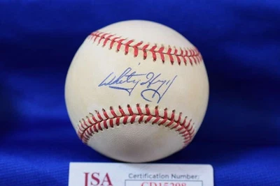 Whitey Herzog JSA COA Autograph ONL National League Signed Baseball - Image 1 of 2