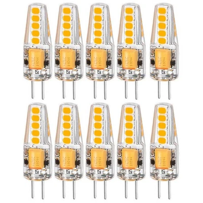 10x G4 LED COB 6W Lampen Stiftsockel Leuchtmittel Warmweiß Birne AC DC 12V - Bild 1 von 4