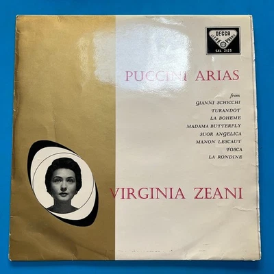 Virginia Zeani -Puccini Arias Decca - 1958 UK Stereo First Press - SXL 2123 - Image 1 of 4