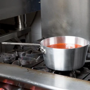 5.5 Qt Aluminum Commerical Restaurant Sauce Frying Pan NSF - Picture 1 of 5