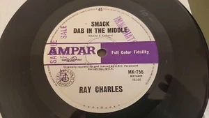 SMACK DAB IN THE MIDDLE by RAY CHARLES RARE OZ PRESS US JAZZ AMPAR 1964 PROMO - Picture 1 of 2