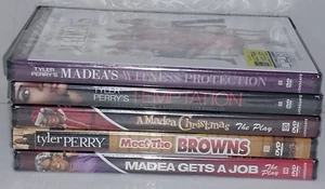 5 NEW DVD Lot Tyler Perry Collection: Temptation, Witness Protection, Madea+MORE - Picture 1 of 8