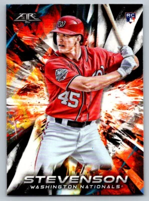 2018 Topps Fire Base # 51 Andrew Stevenson - Washington Nationals RC - Image 1 of 2