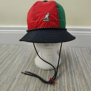 Kangol Bucket Hat Red Blue Green Festival Size Small K5370 Adventure Casual Pock - Picture 1 of 24