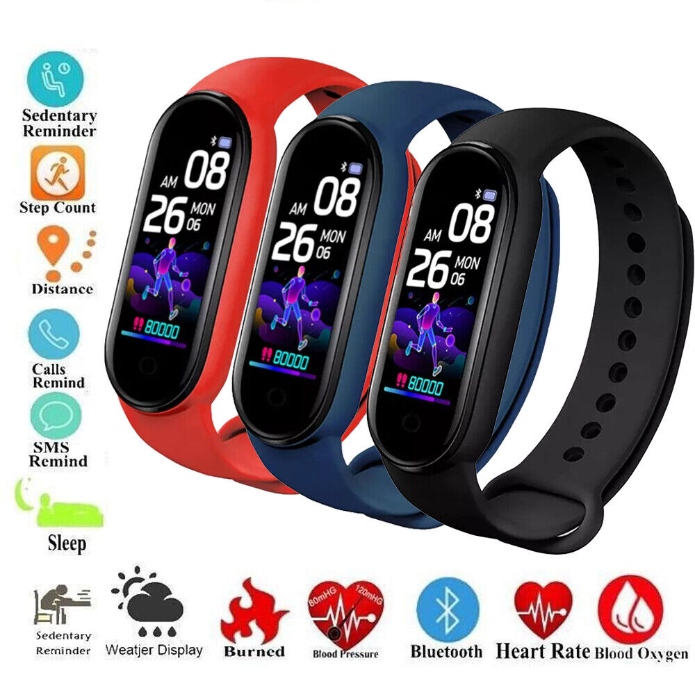 Smart Watch Band Sport Fitness Activity Tracker For Kids Fit Bit iOS Android