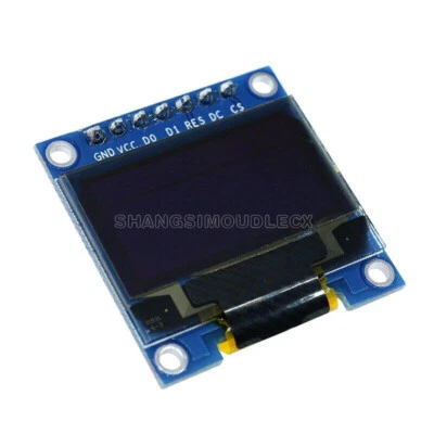 3-5V 0.96" SPI Serial 128X64 OLED LCD LED Display Module blue yellow for Arduino - Image 1 of 4