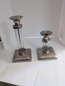 Pottery Barn Candle Sticks Pr. Pillars - Picture 1 of 7