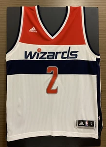 Washington Wizards John Wall Jersey Adidas Swingman Dri Fit White Mens SMALL - Picture 1 of 15
