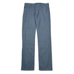 AG Adriano Goldschmied Jeans Tellis SUD Modern Slim Fit Pants Blue Plaid 34x34 - Picture 1 of 5