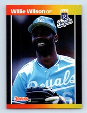 1989 Donruss Willie Wilson Kansas City Royals #120