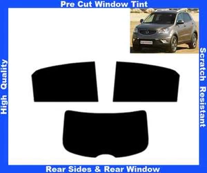 Passgenaue Tönungsfolie Ssang Yong Korando 5T 10-..Heck/Seitenscheiben 5%-50% - Bild 1 von 1