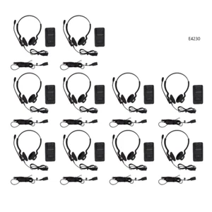 Lot double casque Jabra BIZ 2300 HSC015 avec processeur audio et adaptateur (10) E4230 - Photo 1 sur 21