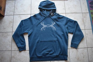 New Under Armour Men's Rival Fleece Antler Hoodie XXL 2XL Loose Blue Gray - Picture 1 of 3