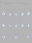 John Lewis LED Snowflake Window Lights, White, 13 Snowflakes