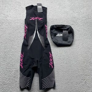 Zoot Sport Triathlon Women XS Black Pink Ultra Speedzoot 2.0 Race Swim Run Biker