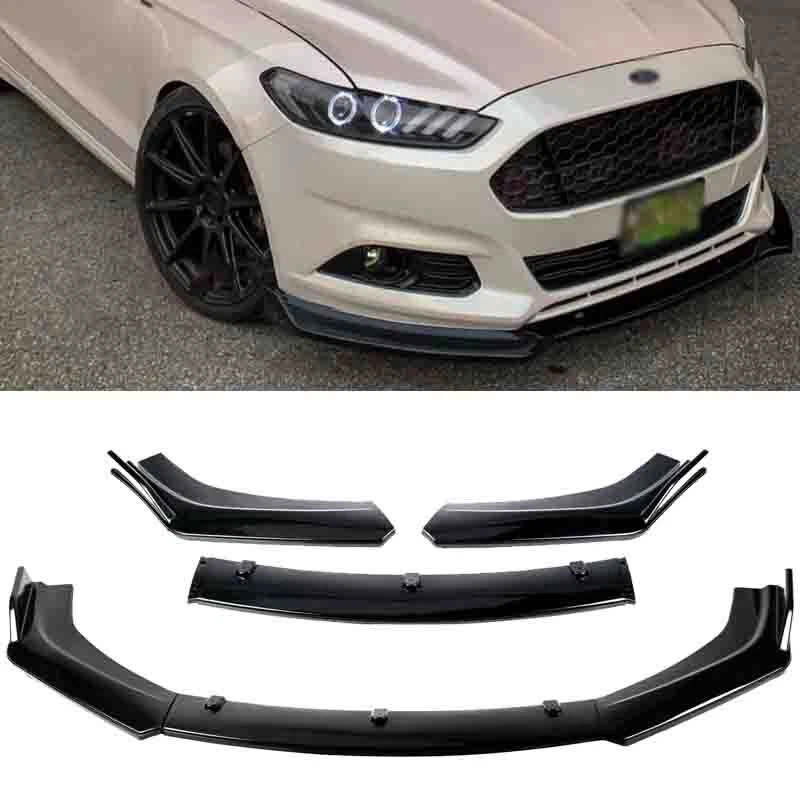 3PCS For Ford Fusion Mondeo 2013-2016 Front Bumper Lip Splitter Body Kit Spoiler Foto 1 de 4