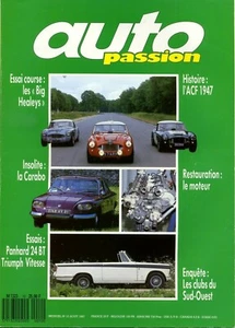 AUTO PASSION n°10 PANHARD 24BT BERTONE CARABO AUSTIN HEALEY ACF 1947 - Imagen 1 de 1