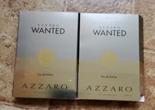 2X Azzaro Wanted Eau de Parfum Spray 1.2 mL New