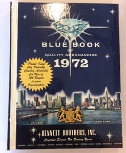 VINTAGE BENNETT BROTHERS BLUE BOOK OF QUALITY MERCHANDISE 1972 - Picture 1 of 5