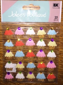 RARE Jolees Birthday Party Cupcakes Repeats Gems Celebration Scrapbook Stickers - Picture 1 of 4
