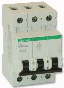 6A TP MCB C CURVE 10KA - EACH CIRCUIT BREAKERS 6HT06C PACK 1 - Picture 1 of 1