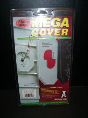 NEW PVC Siding Block MEGA COVER, ARLINGTON INDUSTRIES, 7 1/8" X 13 1/2" Foto 1 de 4