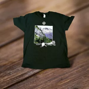 NWT Royal Caribbean Mens Size Medium Skagway Alaska T-shirt Green Short Sleeve - Picture 1 of 6