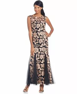 Alex Evenings Meerjungfrau-Kleid aus Tüll (Größe 14) - Bild 1 von 4