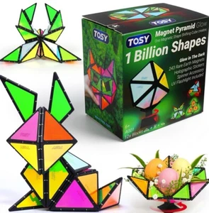 TOSY Magnet Pyramid Glow - 1 Würfel verwandelt Sich in 1 Milliarde Formen - Bild 1 von 6