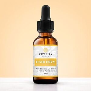 Official! VITALITY EXTRACTS HAIR ENVY Natural Essential Oil Therapeutic 30 Ml