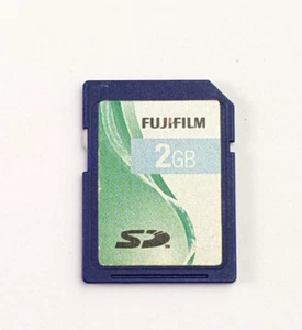 5 x Fujifilm 2GB SD Card for Digital Cameras Japan Reliable Brand Original - Picture 1 of 2