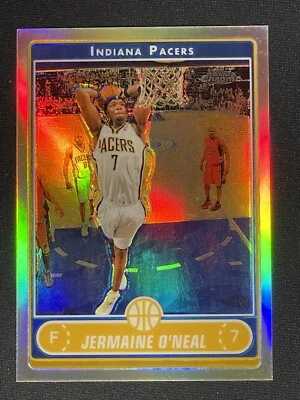 2006-07 TOPPS CHROME REFRACTOR Jermaine O’Neal Indiana Pacers Center #29 - Image 1 of 3