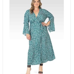 Animal Print Dresses Green Maxi Dresses 