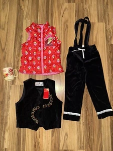 Strawberry Shortcake Winnie The Pooh Robert Di Camerino VTG Y2K Girls Lot Sz 4 - Picture 1 of 13
