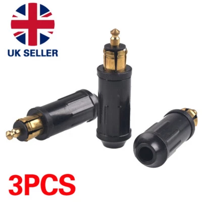 3 x 12v 24v DC Hella Type BMW or Scania Accessory Power plug DIN plug H - Image 1 of 4