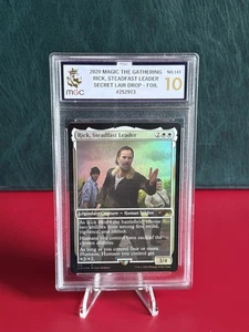 MTG SECRET LAIR DROP FOIL WALKING DEAD RICK GRIMES ANDREW LINCOLN GEM MINT 10 - Picture 1 of 2