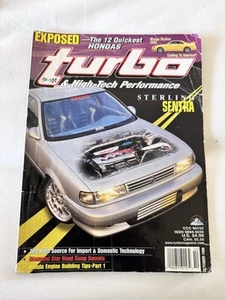 Turbo Magazine Import Performance Car Tuner 90s 2000s Sentra GTR October 1998 - Picture 1 of 2