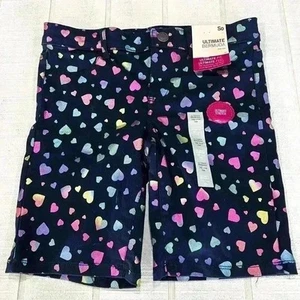 SO Girls Heart Ultimate Bermuda Mid Rise Shorts Size 16 New With Tags - Picture 1 of 7