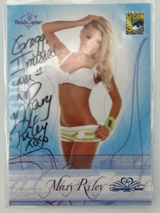 Mary Riley Bench Warmer San Diego Comicon SDCC - Signed Autograph Card - Picture 1 of 2