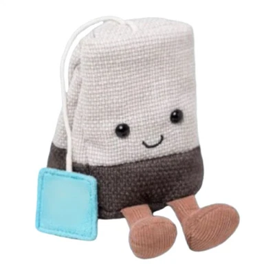 Jelly Cat Amuseables Steepy Tea Bag UK EXCLUSIVE Plush Pillow Brand New 2025 - Image 1 of 4