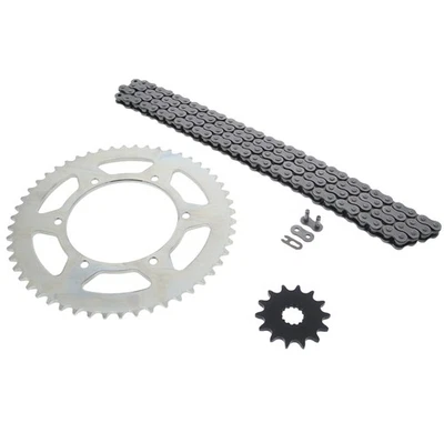 Cadena y piñón Yamaha 2001-2002 WR426 F / 2000-2002 YZ426 F plata 14/52 116L Foto 1 de 4