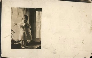 RPPC Eureka to Paris,IL Cute Kid 1913 Woodford County Illinois - Picture 1 of 5