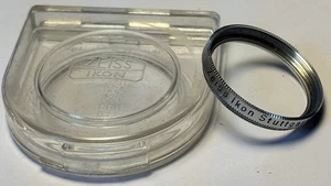 Zeiss Ikon - Vintage 27mm 382 S27 UV 1x Ultra Violet Filter - Case / vgc - Picture 1 of 5
